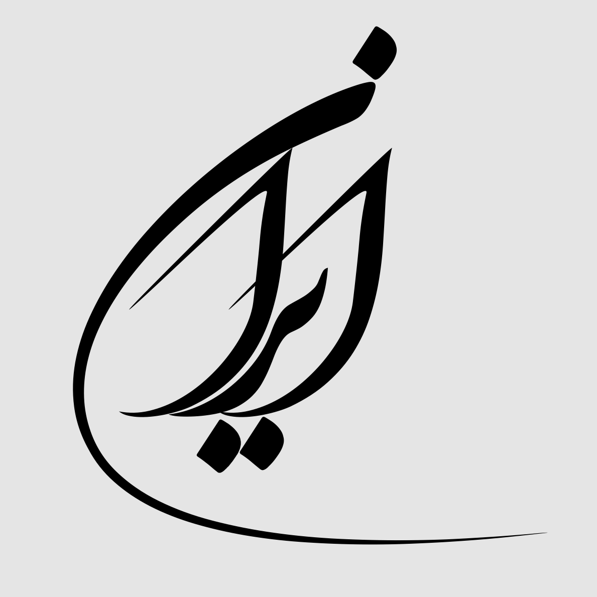 لوگوتایپ کلمه ایران