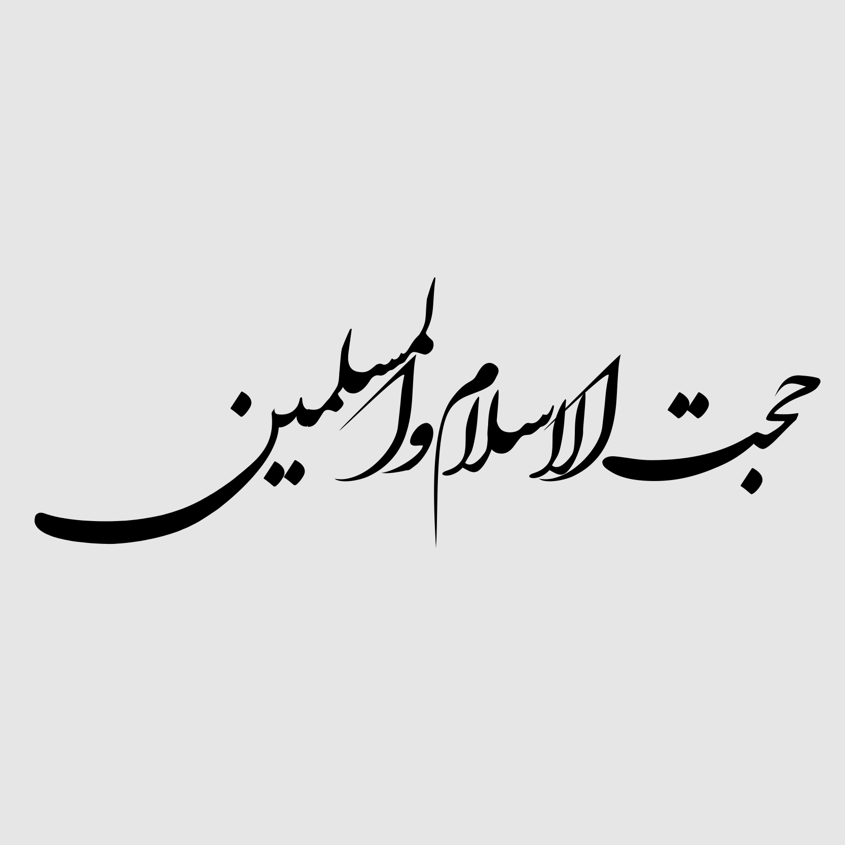 حجت الاسلام و المسلمین
